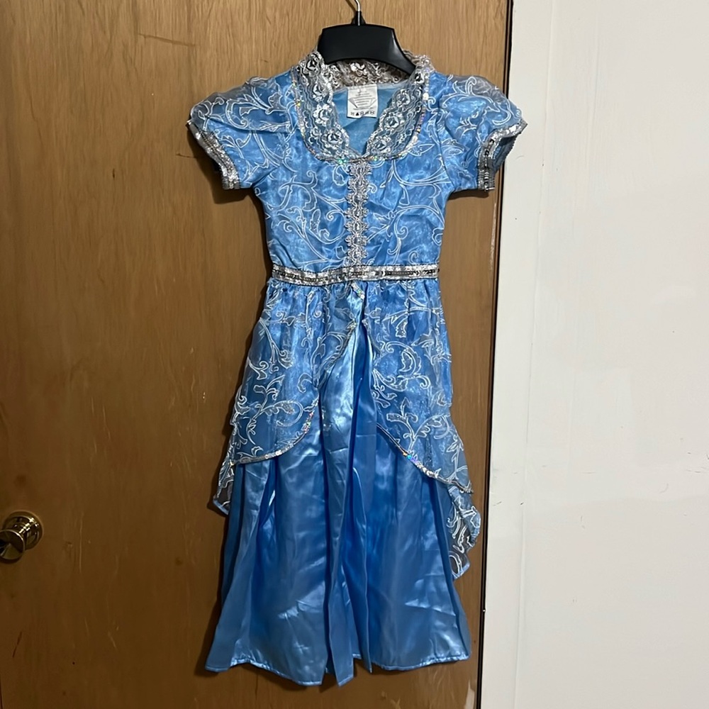 Girls Blue princess dress.
